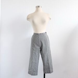 St. John’s Bay Black White Gingham Jeans Conductor Pedal Capri Railroad 8